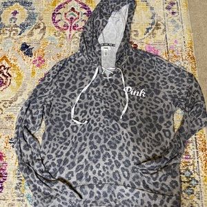 PINK Leopard Sweatshirt